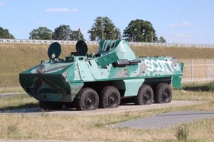 Tanque y vehículo blindado
