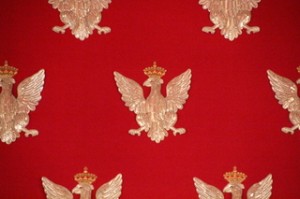 Detalle del águila polaca