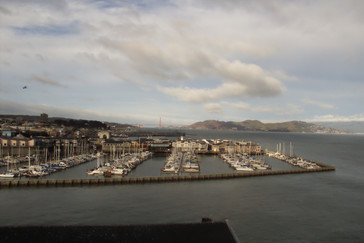 Una vista del puerto e San Francisco