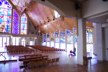 Interior moderna catedral anglicana