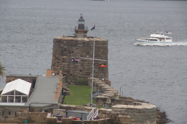 Faro-fortaleza de la Bahía de Sydney (Port Jackson)