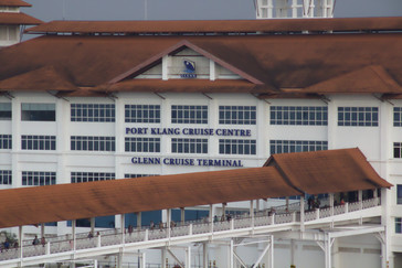 Una vista cercana del Centro de Cruceros del Puerto de Klang