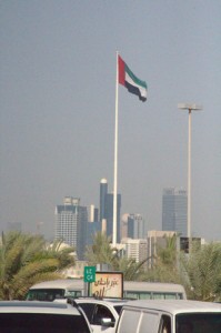 bandera de los Emiratos Árabes Unidos