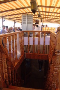Interior del barco