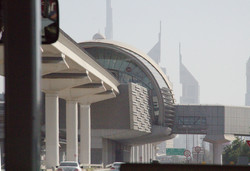 Estación del metro de Dubái