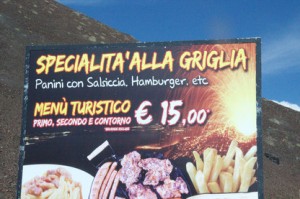 Etna. Especialidad a la parrilla. menú rurístico 15€