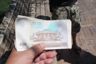 Billete de Uzbekistan de 1000 Zum