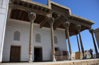 La mezquita del viernes de la fortaleza Ark, una de ls más visitadas de Bujará